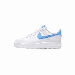 Women's Nike Air Force 1 Low 07 Next Nature White University Blue Air Jordan basketball shoes with classic look