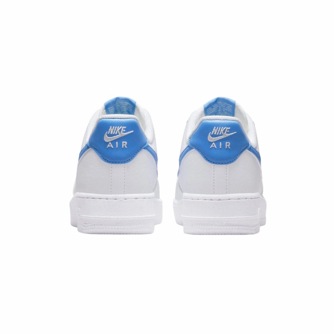 Women's Nike Air Force 1 Low 07 Next Nature White University Blue Basketball Shoes
