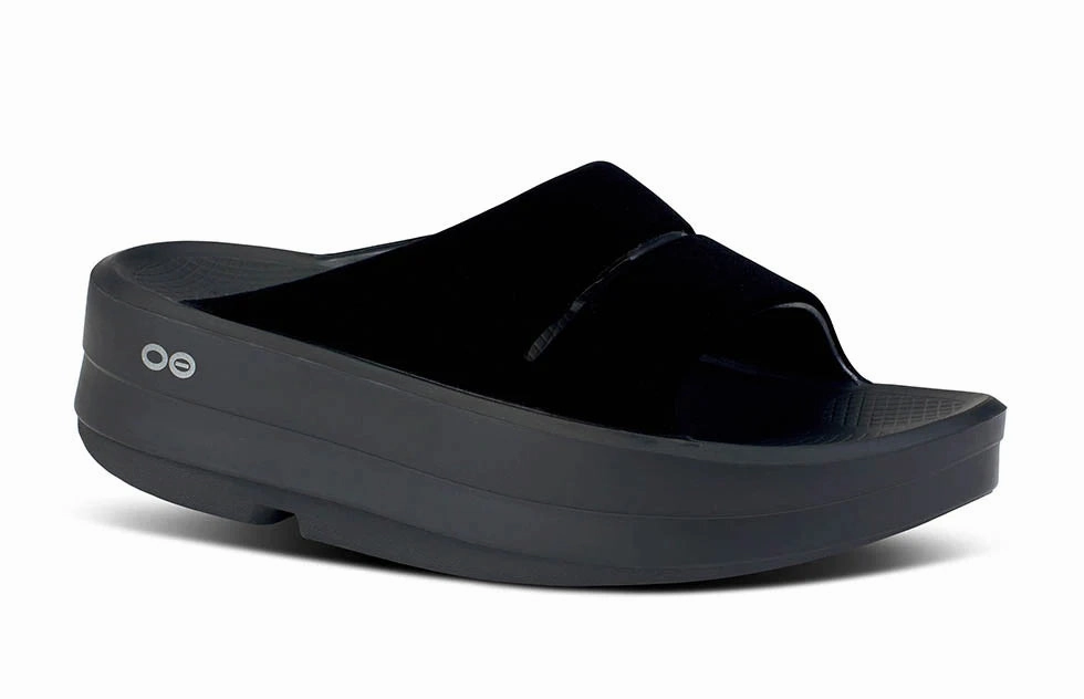 Women's OOmega OOahh Luxe Premium Leather Slides