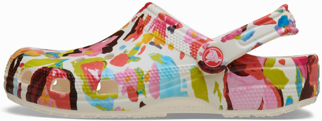 Women's Printed Floral Classic Clog Slip-On Shoes