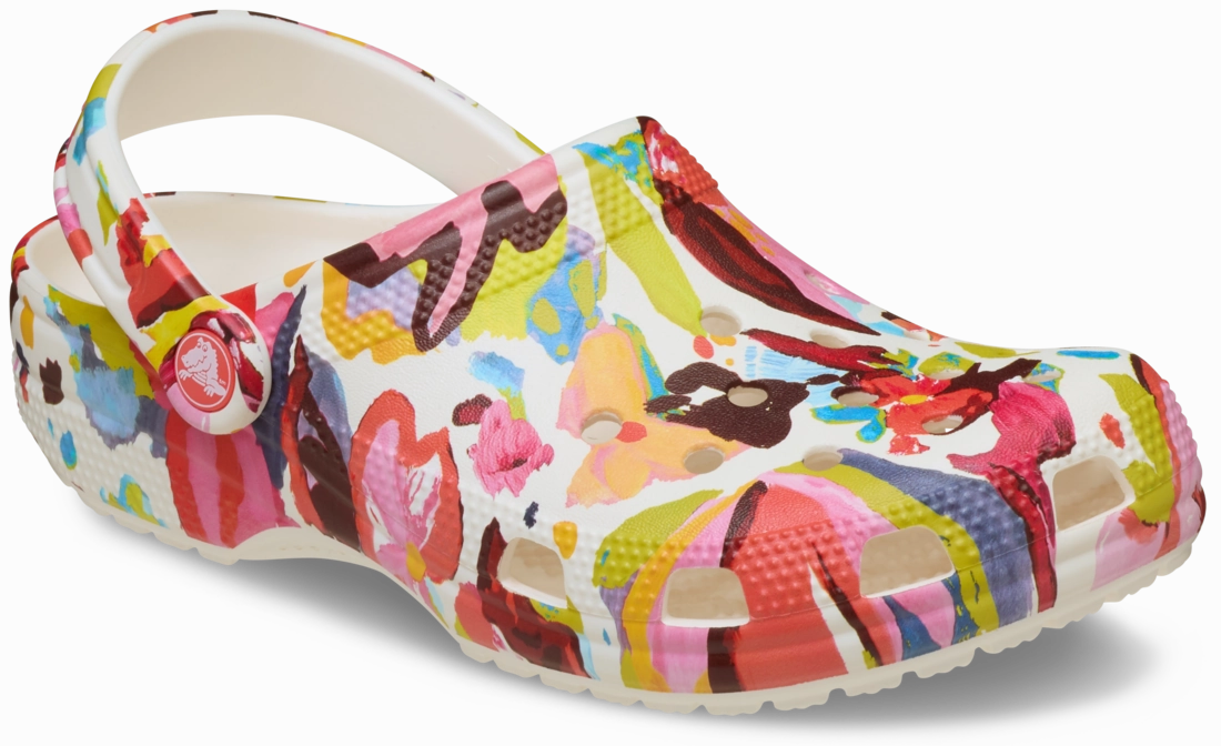 Women's Printed Floral Classic Clog Slip-On Shoes
