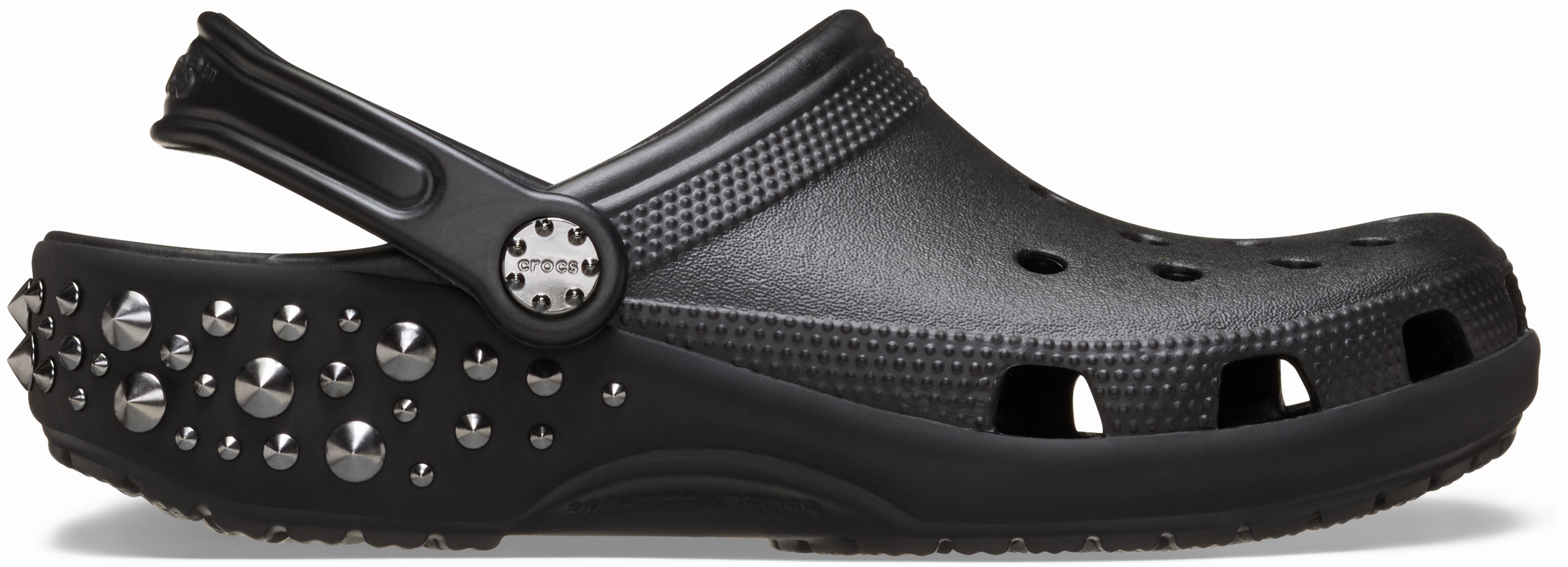 Women's Studded Classic Clog Crocs slip-on shoes for casual use