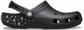 Women's Studded Classic Clog Crocs slip-on shoes for casual use