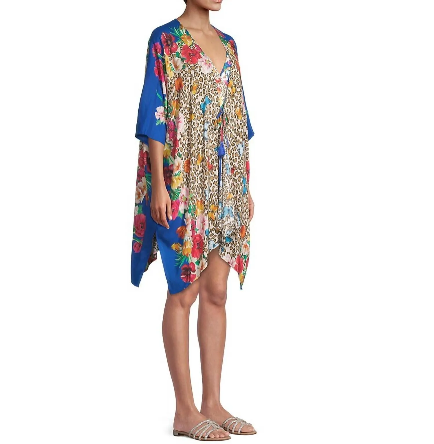 Women's May Flower Kimono In Multi