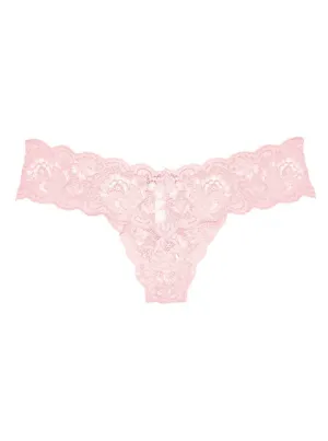 Women's Never Say Never Cutie Thong Panty In Pink Lilly