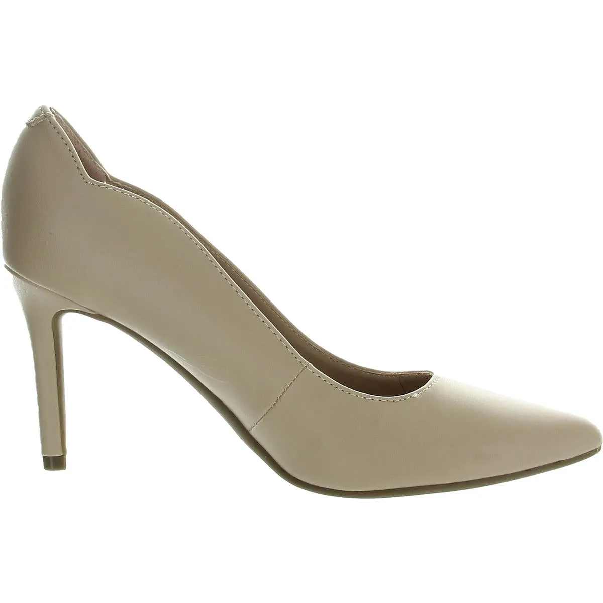 Womens Solid Man Made Slingback Heels