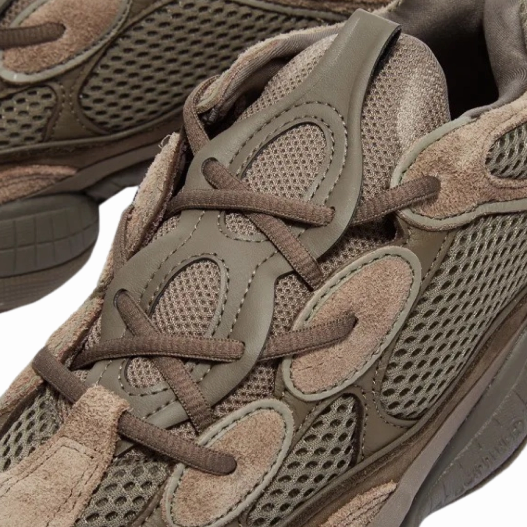 Yeezy 500 Clay Brown By adidas Breathable Shoes