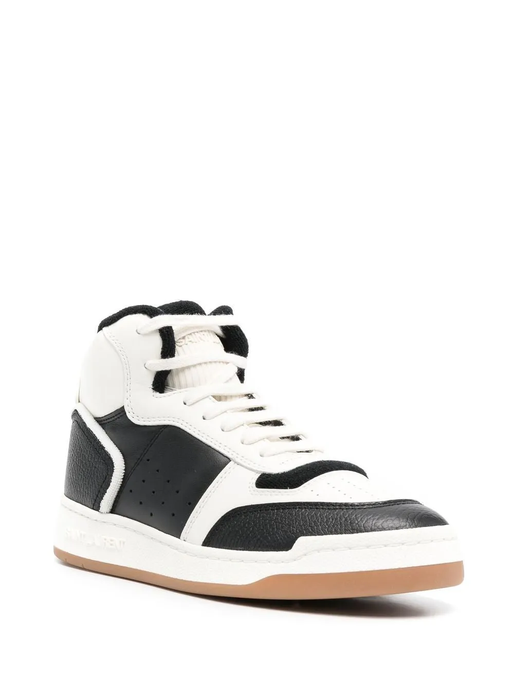 Ysl Bags LEATHER HIGH-TOP SNEAKERS