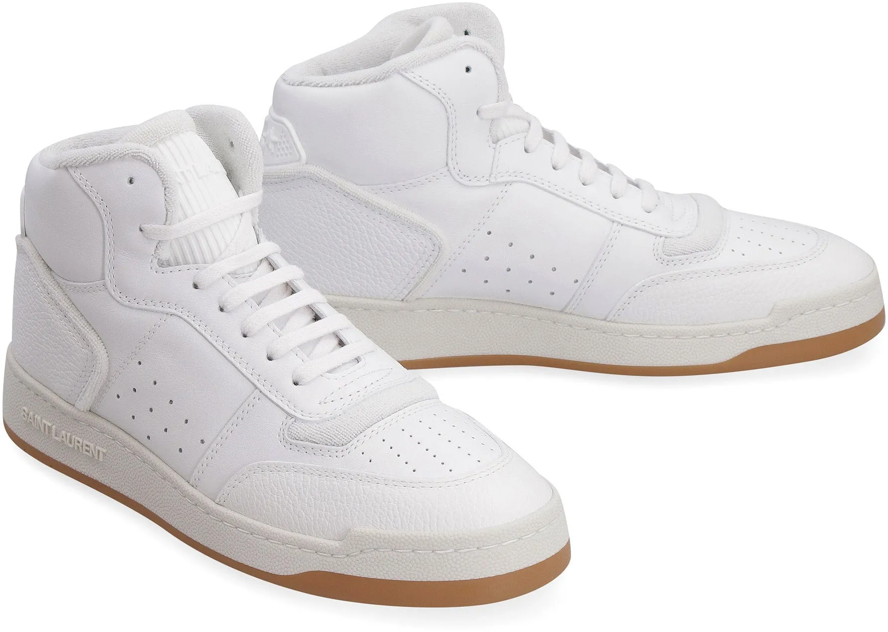 Ysl Bags SL/80 LEATHER HIGH-TOP SNEAKERS