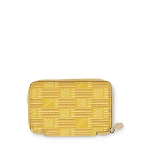Zip Mini Wallet, Yellow Moreau Bags