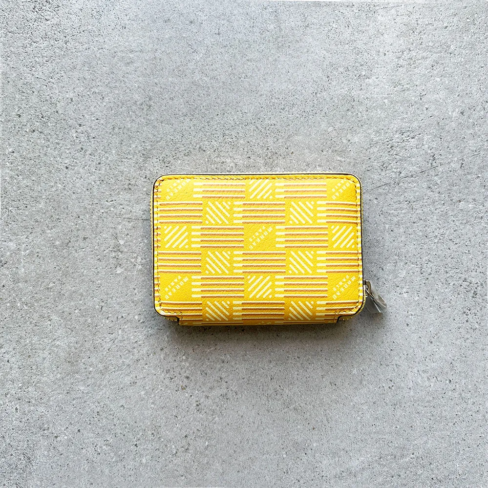 Zip Mini Wallet, Yellow Moreau Bags
